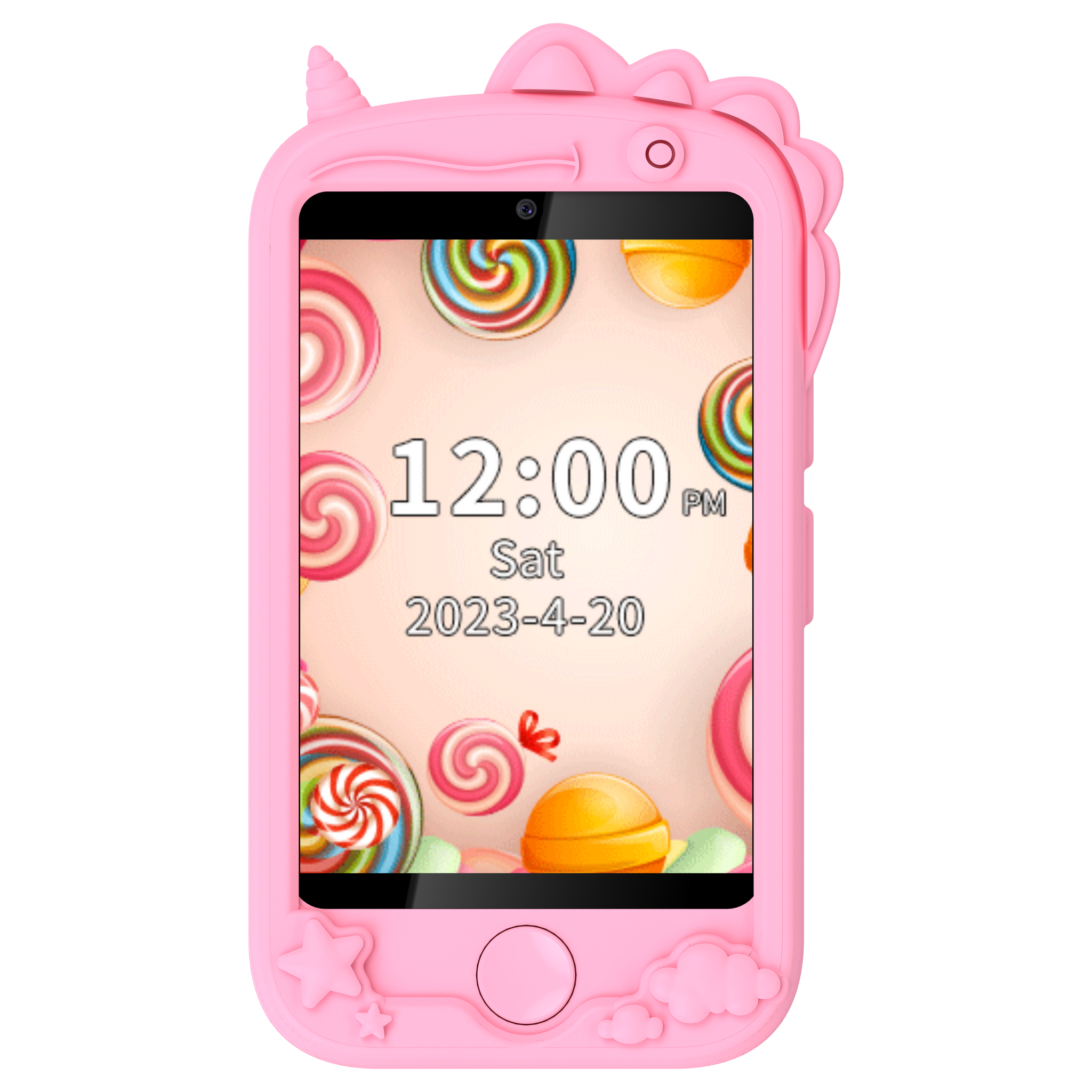 kindertelefoon roze