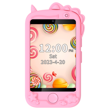 kindertelefoon roze